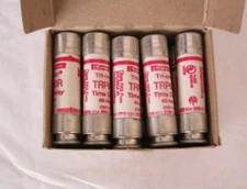 New Box of 10 Ferraz Shawmut Mersen TRP60R Tri-onic Time Delay 60A Fuses, 250V