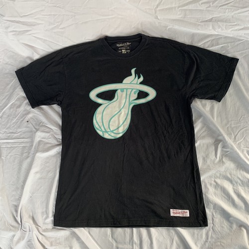 Maglia basket Mitchell And Ness uomo XL usata blu nera manica corta