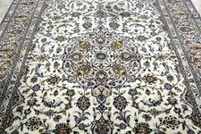 8X12 1940's ELEGANT ANTIQUE 200+KPSI HAND KNOTTED VEGETABLE DYE WOOL KASHANN RUG