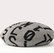 Vivienne Westwood POSTCODES Thermo Beret Gray Fashion Accessory Genuine