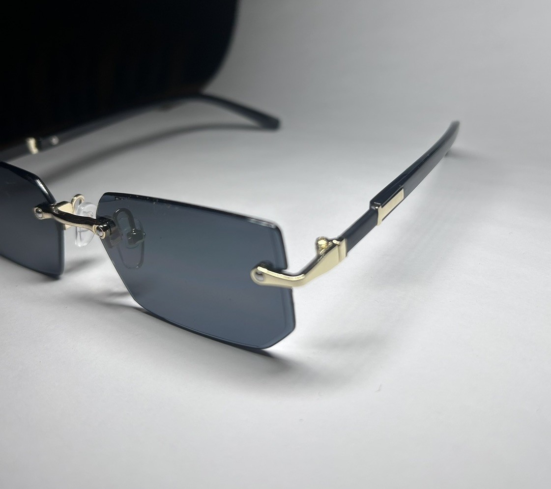 Rimless Blue Light Glasses, Retro Y2K Rectangle Tinted Lens, UV Protection Amazon.com: Ehoomely Rectangle Y2k Sunglasses for Women Cute  main image 3