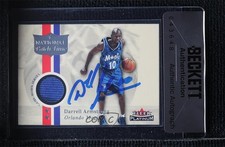 BAS 2001-02 Fleer Platinum Darrell Armstrong Beckett Auth Sticker Auto Patch 3c7