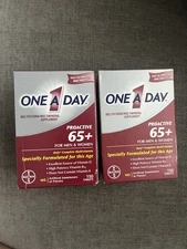 1 A Day Proactive 65 Plus Multivitamins Supplement 150 Tablets Men Women 65+ 2Ct