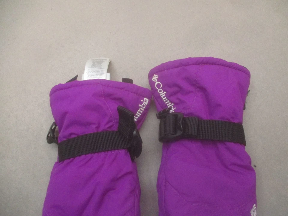 Columbia Size S Girls Purple Warm Shell Logo Warm Insulated Outdoor Mittens 10S - Image 2 of 4