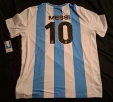 Argentina Lionel Messi #10 Licensed AFA Official Soccer Jersey XXL WORLD CUP 26’