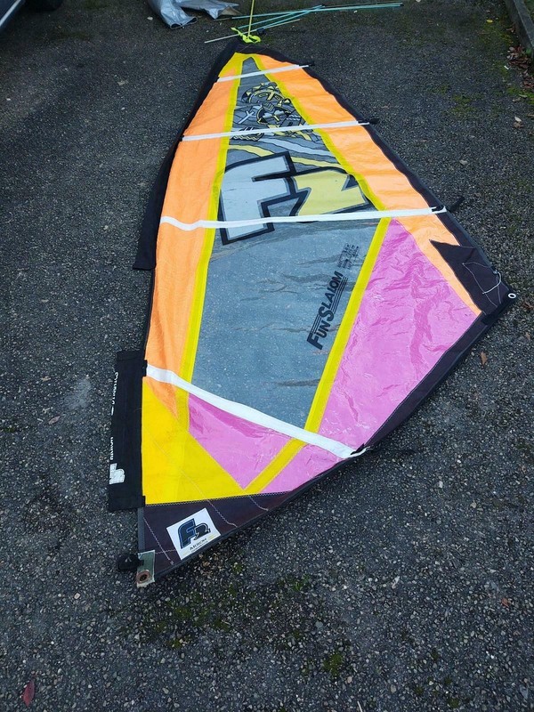WindSurfsegel F2 Arrow Dynamics 5qm, für Starkwind oder Kindersegel