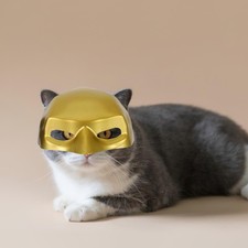2pcs Cat Bat Mask: Cat Dog Cosplay Hat - Pet Headdress - Dog Bat Cosplay Mask -