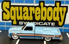 Custom M2 Machines GMC Chevrolet Cheyenne Super 30 Gulf White 3d Resin Wheels