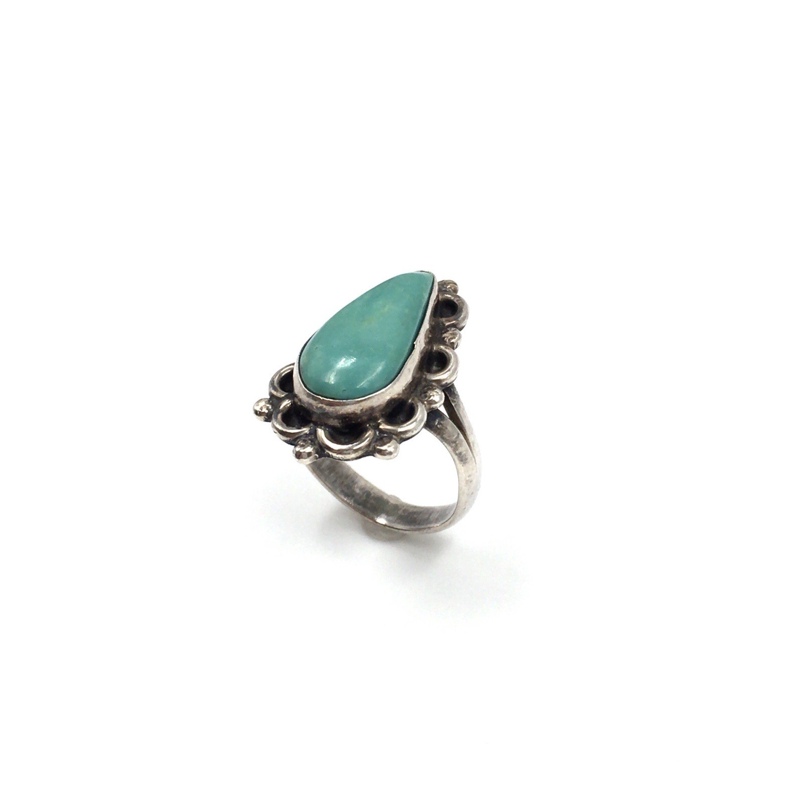 925 Silver Ring Turquoise Solid Mens Jewellery Vi… - image 8