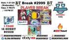 CARSON BECK 2025 Bowman Best U Football Hobby CASE 12 BOX Break #2999