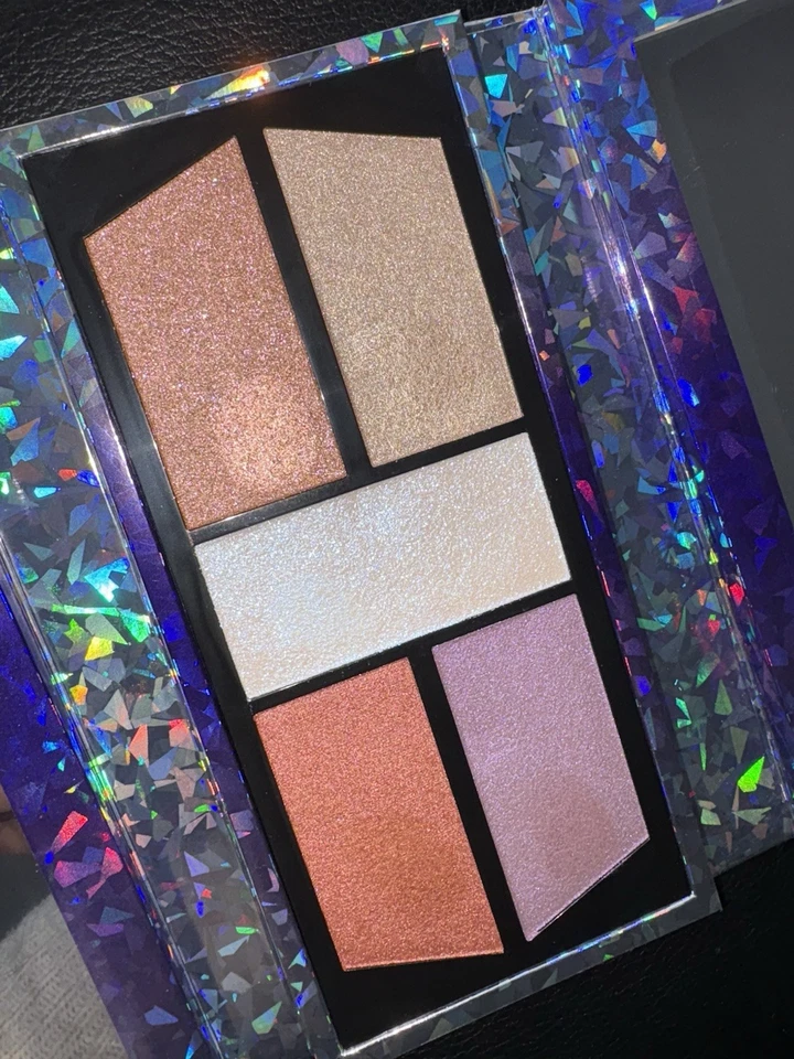 Becca Cosmetics x Barbie Ferreira Prismatica 5 Pan Face Palette Highlighters LE - Image 3 of 4