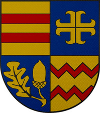 Aufnäher Ammerland Wappen Patch Aufbügler 9 x 9 cm