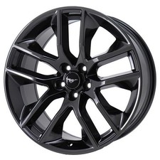 20 Ford Mustang Pvd Black Chrome-c Wheel Rim Factory Oem 10039 2015-2019