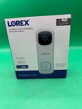 Lorex Smart 2K QHD Wired Video Doorbell 32 GB...