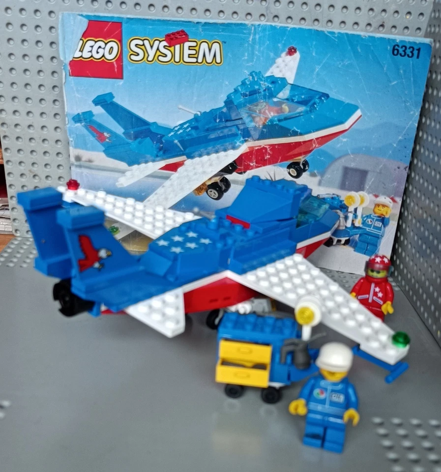 Lego System 6331/1996 Vintage Patriot Jet kpl. mit  OBA - Bild 2 von 3