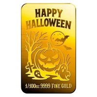 1/100 oz 9999 Fine Gold Bar Halloween