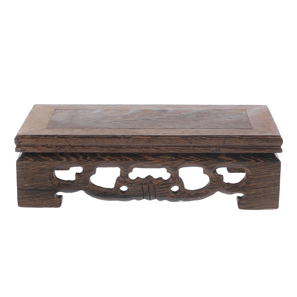 Supporto In Legno Massello Intagliato A Mano A Forma Di Loto – Base Rotonda In Palissandro Per Statua Buddha, Decorazione Casa Fai Da Te (8 Misure Disponibili)