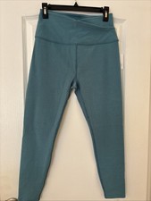 BeyondYoga Women's Athletic Leggings Color Teal Size XL NWT