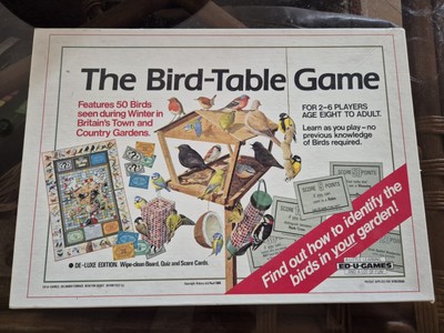 THE BIRD TABLE GAME: Second Edition 2nd - By ED-U-Games FREEPOST Made In  
