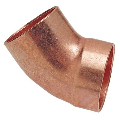 NIBCO 9062 2 Elbow,45 Deg,Wrot Copper,2'' Tube 39R535