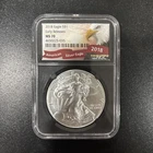 2018 $1 American Silver Eagle NGC MS70 - First Releases - Black Core 051808
