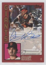 2019 Topps 1984 Baseball Rookies Red 12/25 Aramis Garcia #84R-AG Auto 0b0
