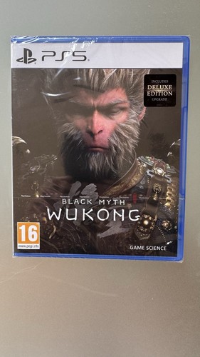 Black Myth Wukong mit Deluxe Edition - Neu Factory Sealed PS5 PAL PlayStation 5