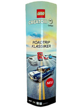 LEGO CREATOR EXPERT WERBE AUFSTELLER SÄULE PROMO STAND BULLI KÄFER MUSTANG DB5
