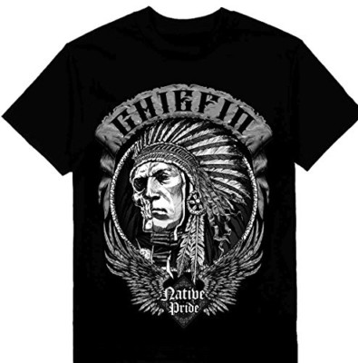 Native Pride Chief Mens T-Shirt Indian 