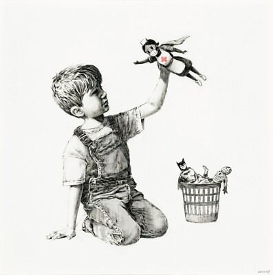 Banksy: Game Changer 22x30 Archival Quality Fine Art Print