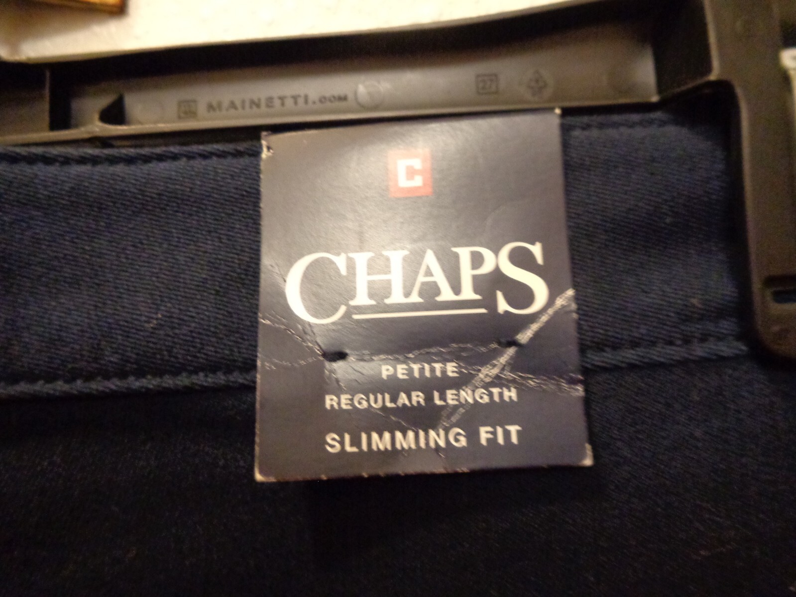 Chaps Navy Blue Pants Size 12 Petite NWT Slimming Fit image 6
