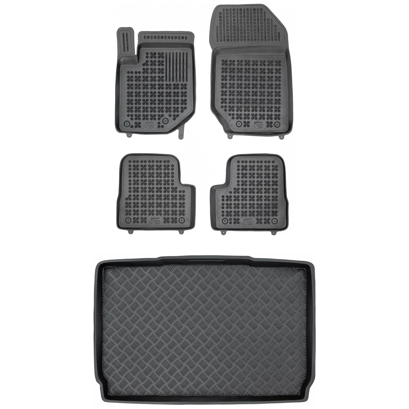 Tapis de coffre Peugeot 208 II et tapis de sol auto sur mesure étanches