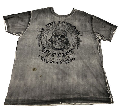 Y2K Afflication Live Fast Short Sleeve T-Shirt Size 3XL Grunge Cyber X5
