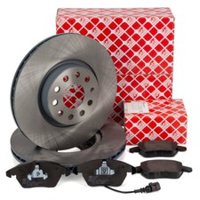 febi Bremsscheiben Ø 312mm Beläge Sensor für VW GOLF 5 6 7 PASSAT A3 8P vorne