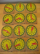 Lot of 12 JUDY / INSTRUCTO Mini-Clocks 209041