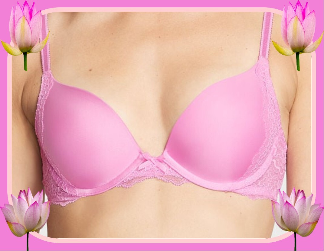 38C Smooth Bubblegum Pink LACE Dream Angels Victorias Secret