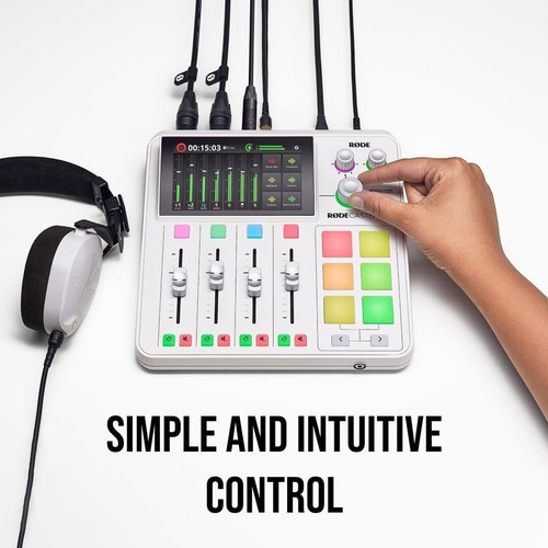Rode RODECaster Duo Streaming Mixer (Black) with RODECaster Duo Cover and SDCard - Picture 7 of 7