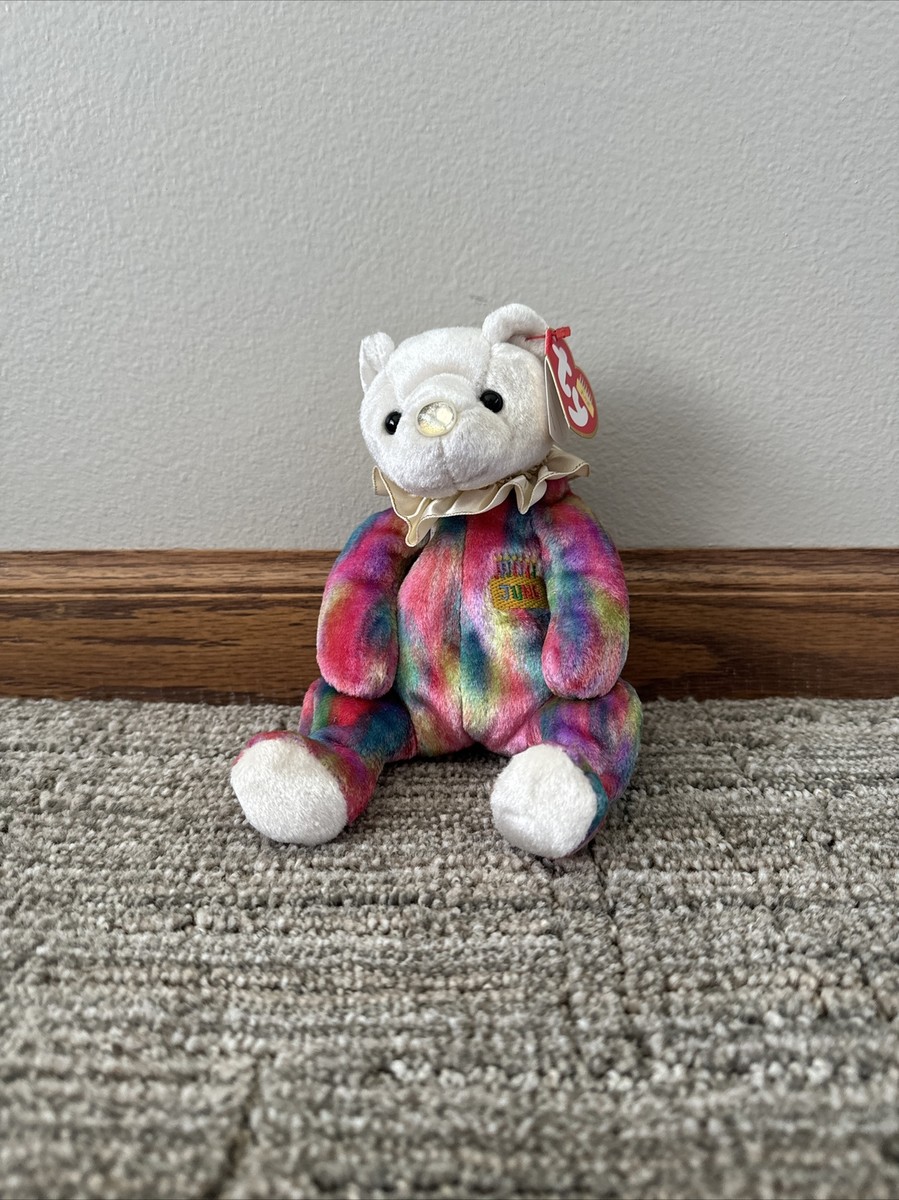 TY “June” Beanie Baby - Pearl Nose - Birthday Bear | eBay