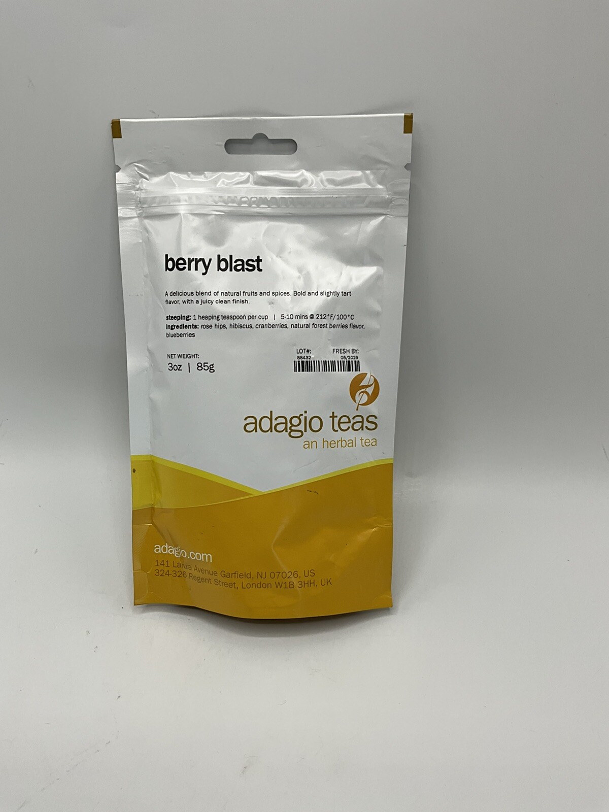 S Berry Blues Teabags 15 Bags Exp 07/26 New