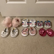 Build a Bear Workshop BABW Shoes Lot Sandals Sneakers