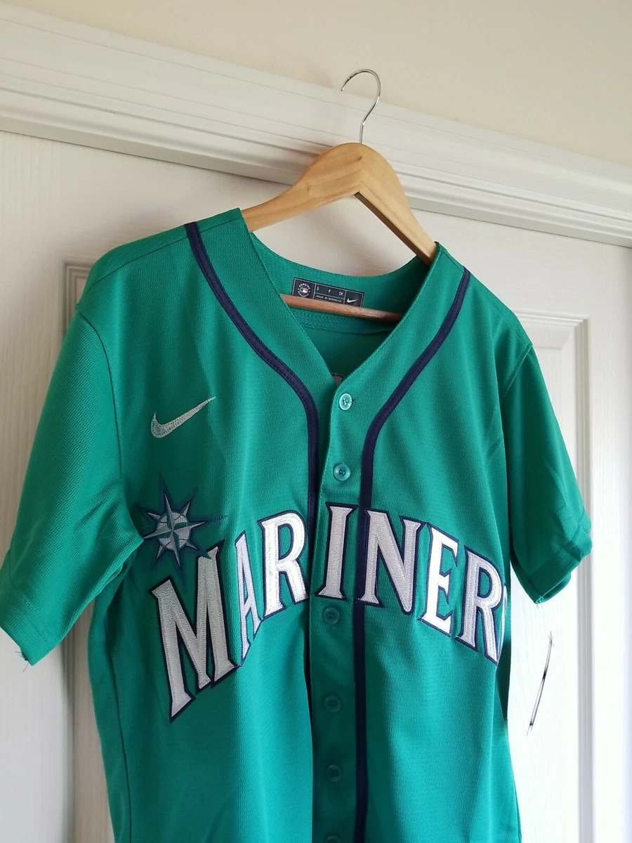 NEW Retro Ken Griffey Jr Seattle Mariners THROWBACK Green MLB