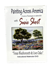 Texas Bluebonnets  Live Oaks - Watercolors with Susie Short DVD SIGNED