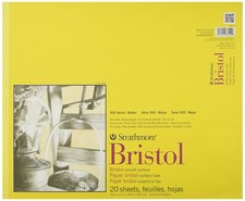 Strathmore 300 Series Bristol Smooth Pad 14x17 Heavyweight 20 Sheets