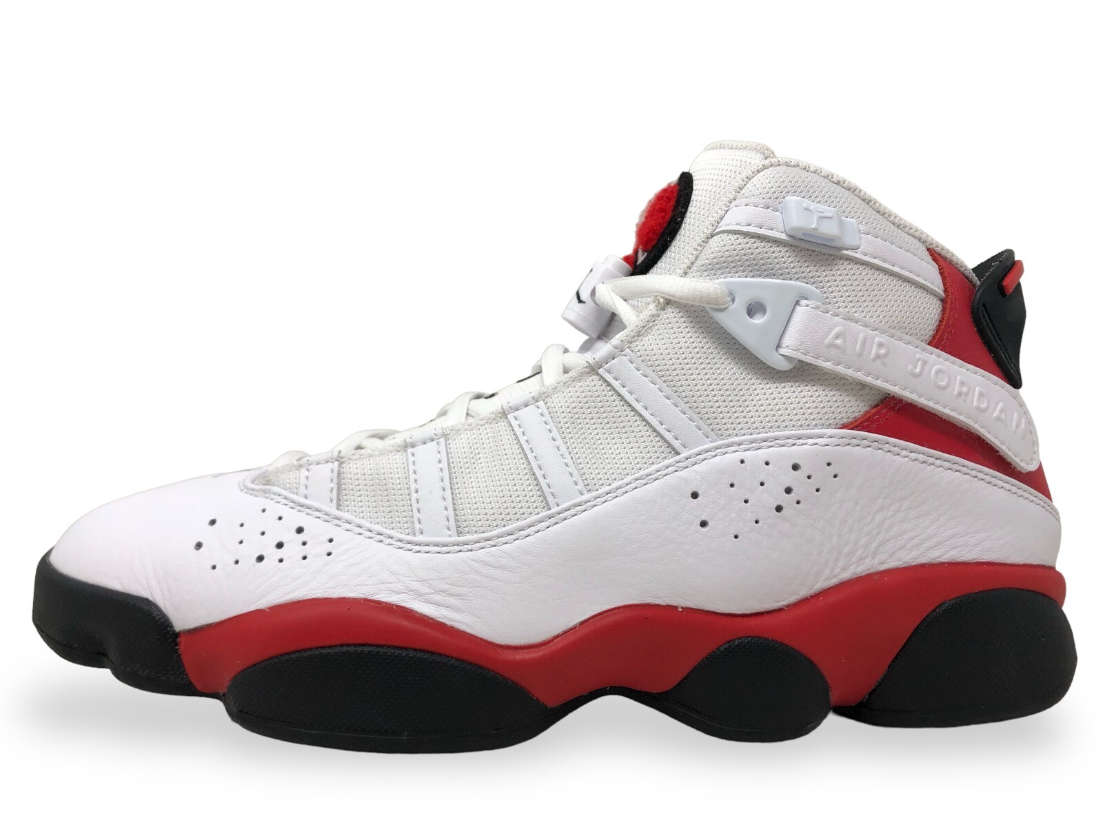 Air Jordan 6 Rings 'Cherry' Mens Retro Basketball Shoes White/Red ...