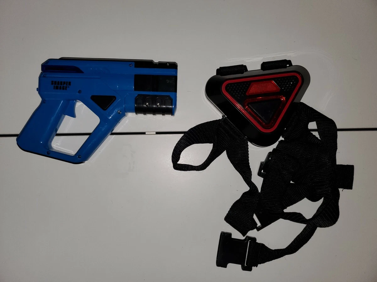 SHARPER IMAGE Single Set Laser Tag Toy Gun Blaster Vest Armor