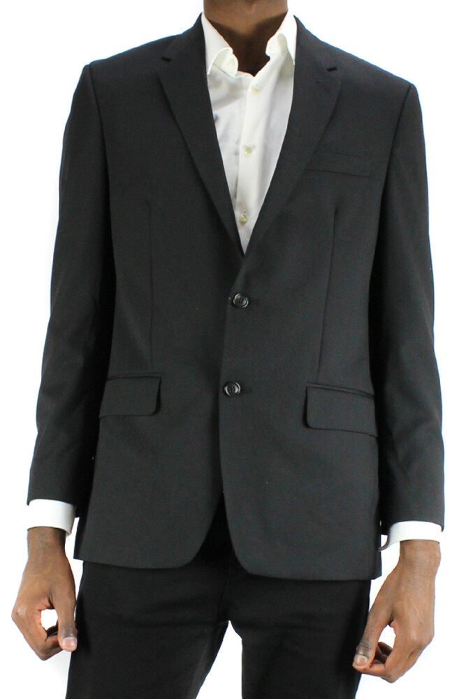 Черная куртка из смесовой шерсти Alfani Cord Tex 15390₽