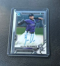 2021 Bowman Chrome Helcris Olivarez 1st Auto