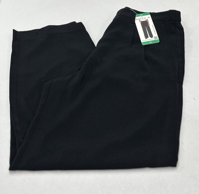 Matty M Women's The Essential Trouser, Black, Size XL