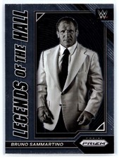2023 PRIZM WWE LEGENDS OF THE HALL BASE INSERT #5 BRUNO SAMMARTINO WWF