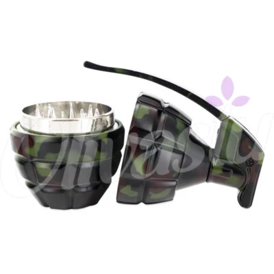 OLIVASTU Grenade Design 3 Part 50mm Metal Grinder Herb Tobacco Sharp Shredder